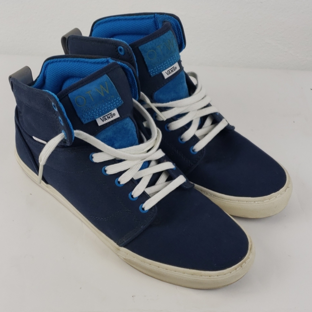 Vans otw collection high top mens 9.5 textile